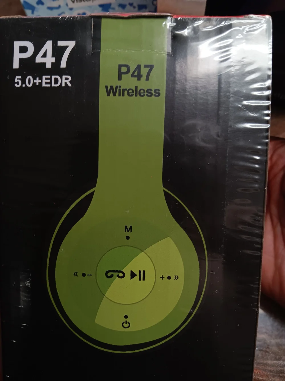 47 Wireless Headphones - Blue and Green